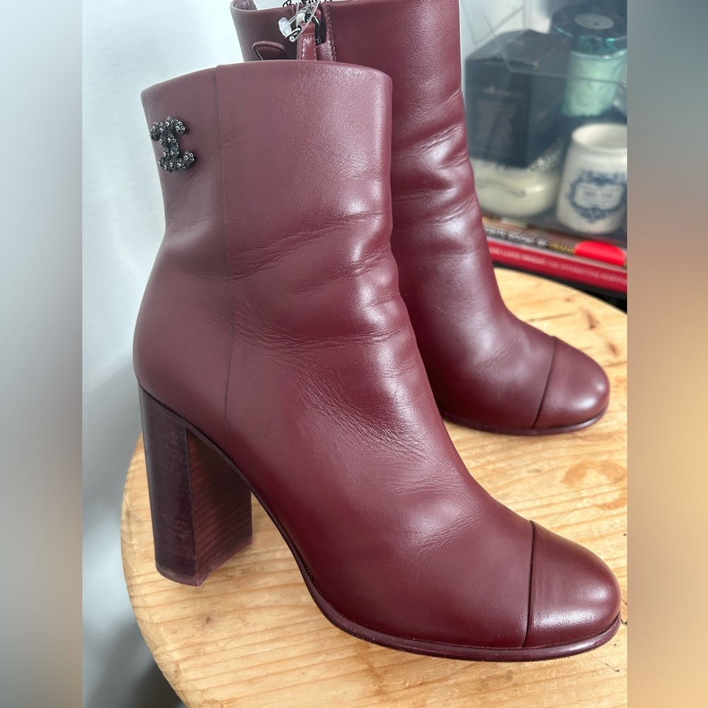 Chanel Cap toe boots